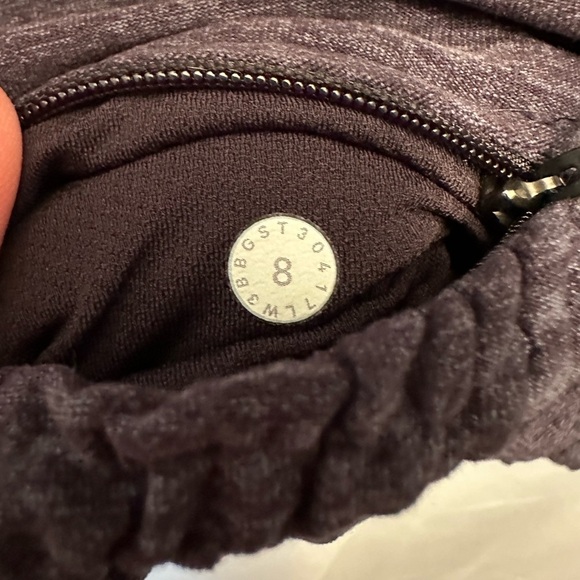 Lululemon Lead The Pack Hoodie Women’s Size 8 Navy Heathered Stretch Athletic - Picture 3 of 9